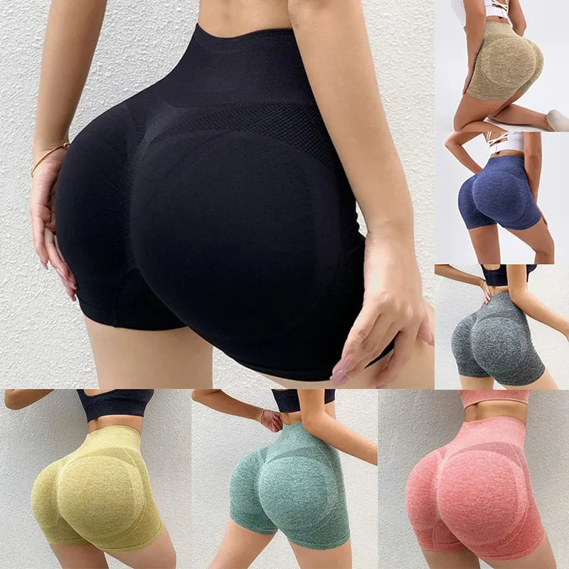 Women’s High-Waist Scrunch Workout Shorts