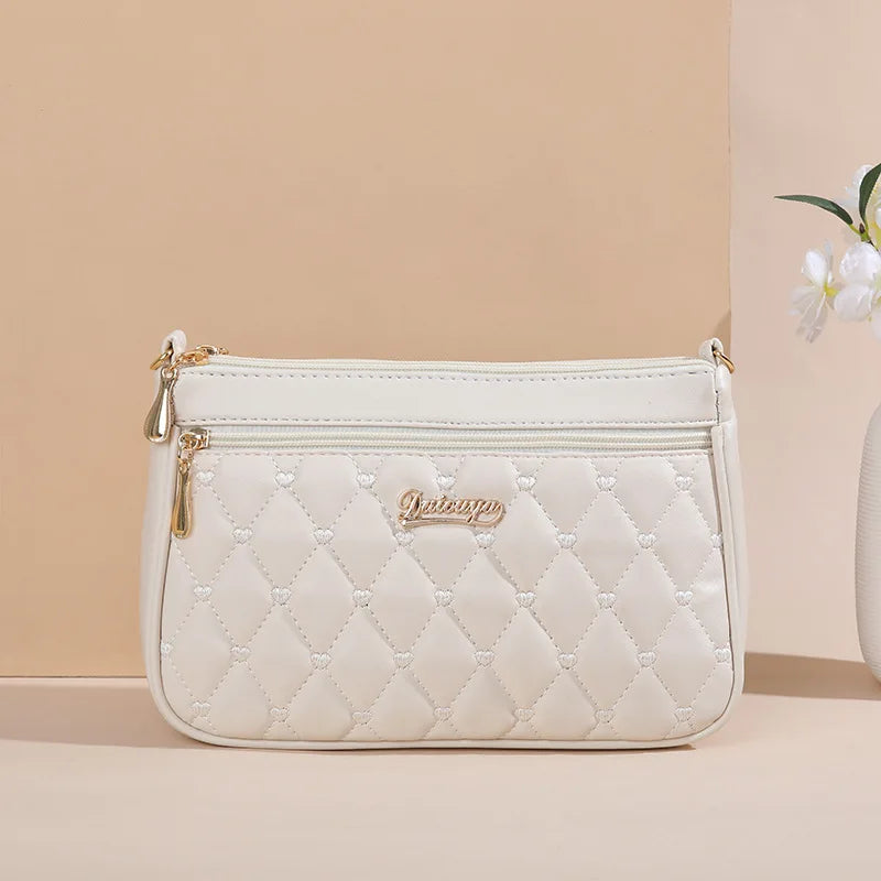 Elegant Women’s Embroidered Shoulder Handbag