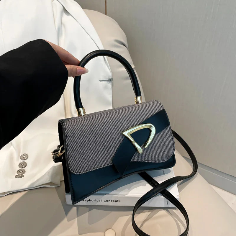 Women’s Color-Block Mini Crossbody Handbag