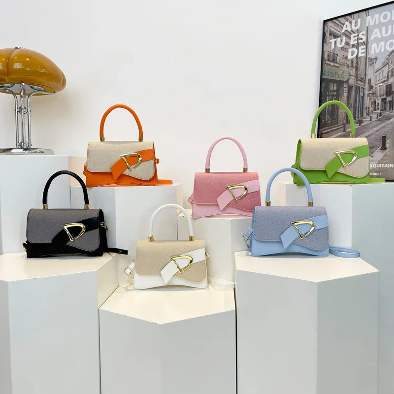 Women’s Color-Block Mini Crossbody Handbag